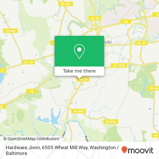 Hardware Jivon, 6505 Wheat Mill Way map