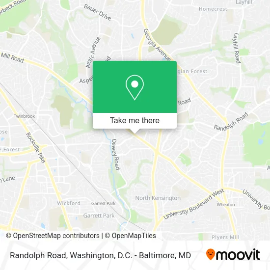 Mapa de Randolph Road