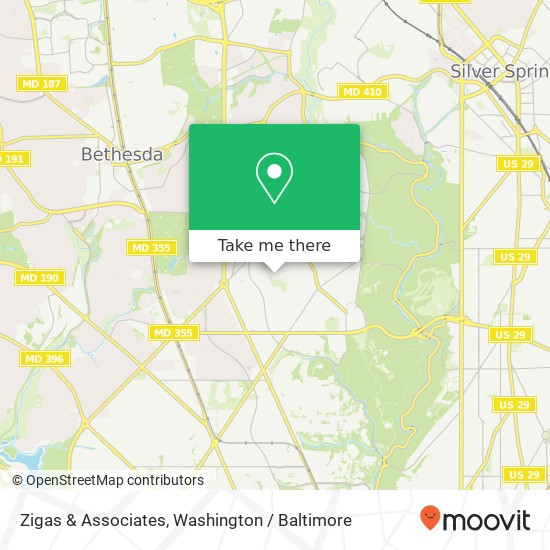 Mapa de Zigas & Associates, 3335 Quesada St NW