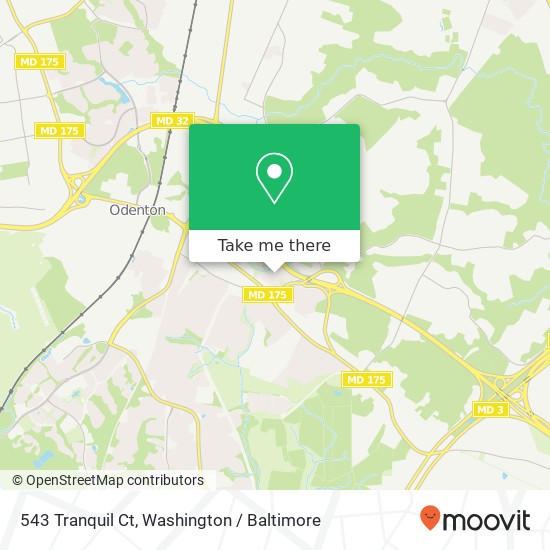 543 Tranquil Ct, Odenton, MD 21113 map