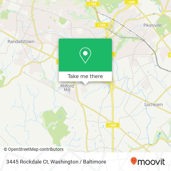 3445 Rockdale Ct, Windsor Mill, MD 21244 map