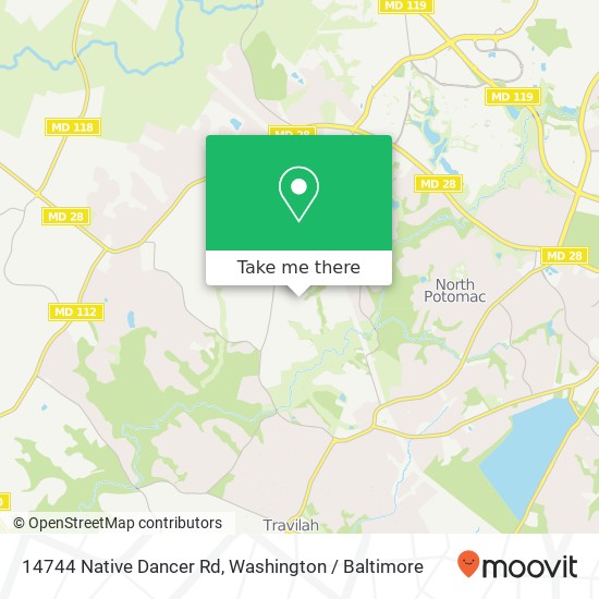 14744 Native Dancer Rd, Gaithersburg, MD 20878 map