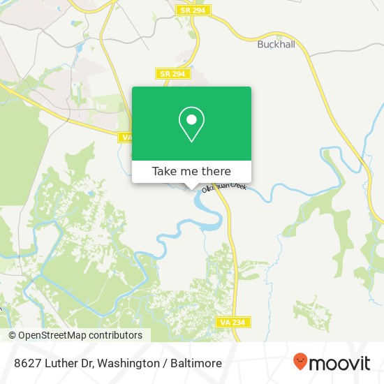 8627 Luther Dr, Manassas, VA 20112 map