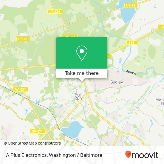 A Plus Electronics, 7541 Presidential Ln map