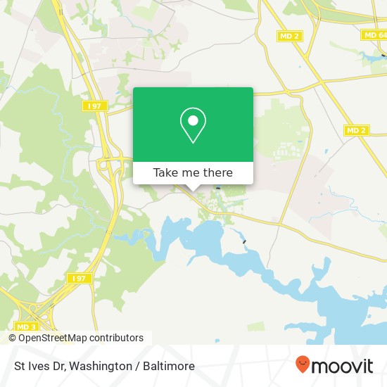 Mapa de St Ives Dr, Severna Park, MD 21146