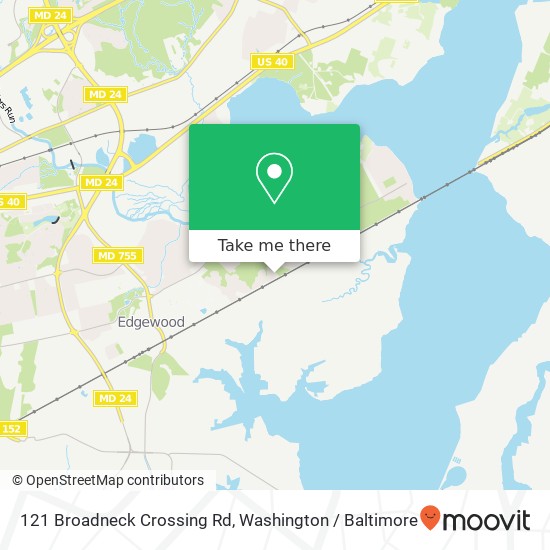 121 Broadneck Crossing Rd, Edgewood, MD 21040 map