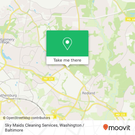 Mapa de Sky Maids Cleaning Services, 18403 Woodfield Rd