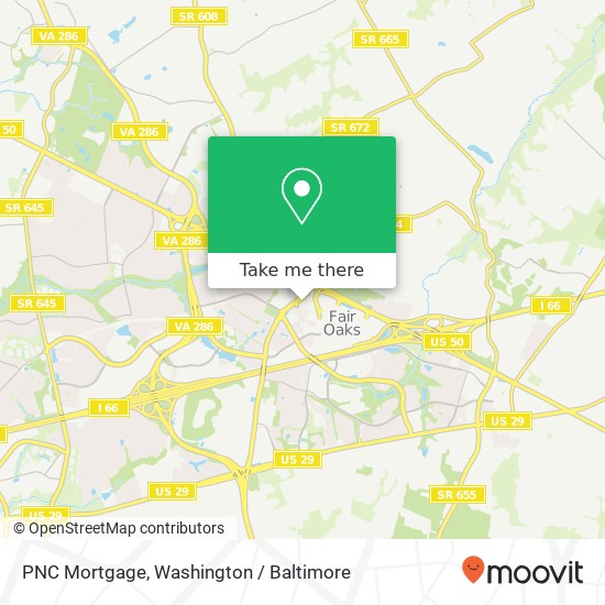 Mapa de PNC Mortgage, 4000 Legato Rd