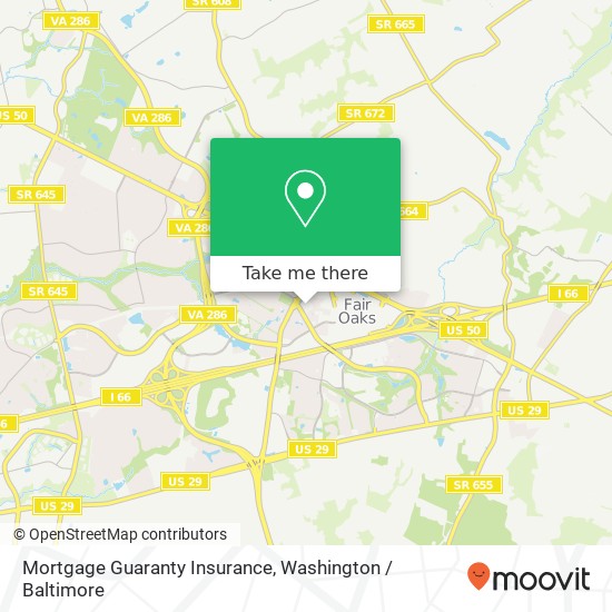 Mapa de Mortgage Guaranty Insurance, 12150 Monument Dr