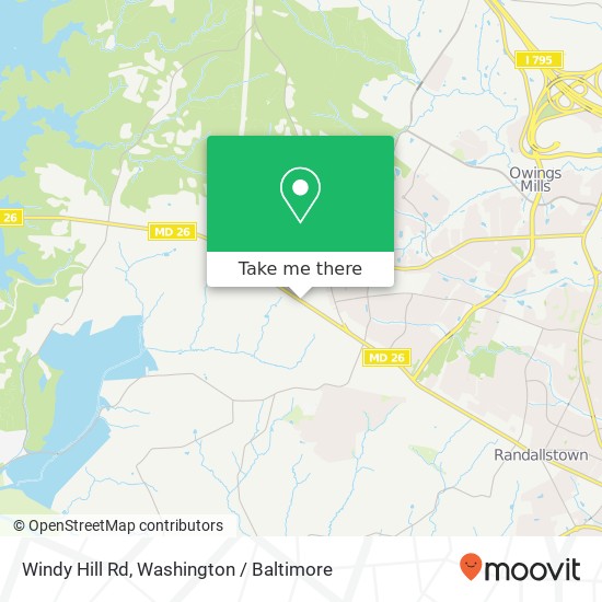 Windy Hill Rd, Randallstown, MD 21133 map