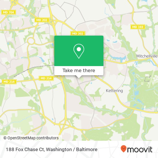 188 Fox Chase Ct, Upper Marlboro, MD 20774 map