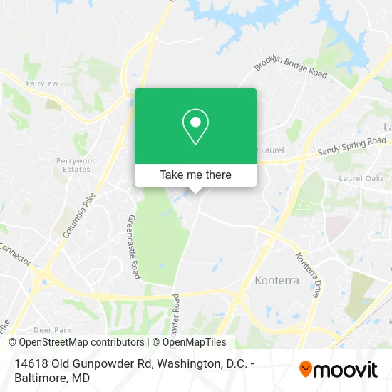 14618 Old Gunpowder Rd map