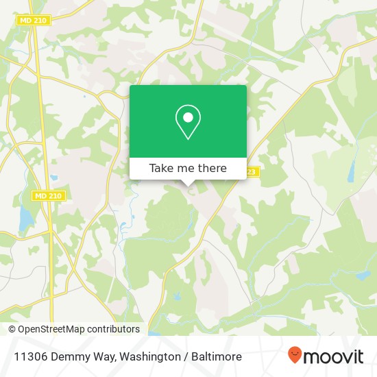 11306 Demmy Way, Clinton, MD 20735 map