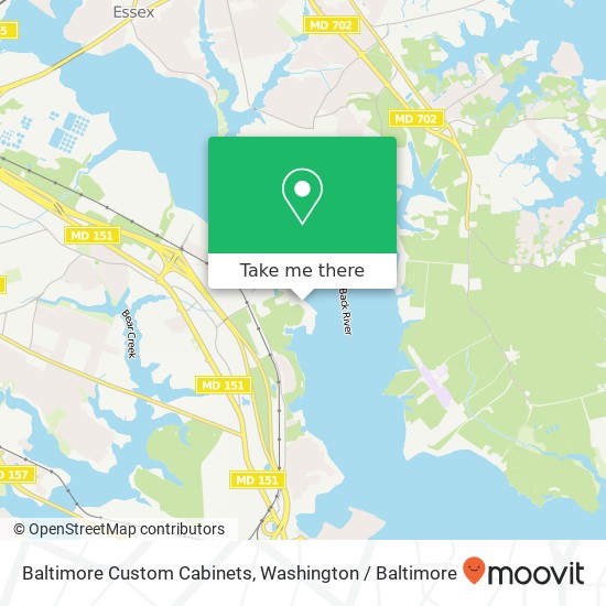 Baltimore Custom Cabinets, 4208 Lynhurst Rd map