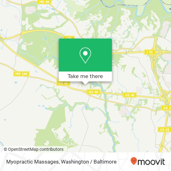 Myopractic Massages, 3237 Corporate Ct map