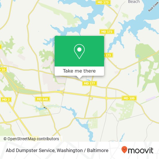 Abd Dumpster Service, 2904 Mountain Rd map