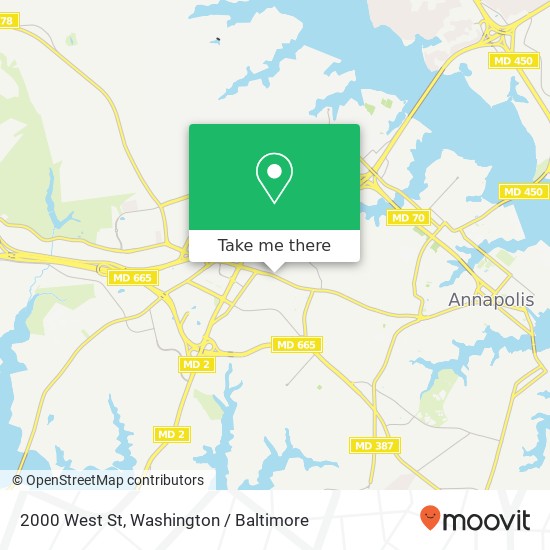 2000 West St, Annapolis, MD 21401 map