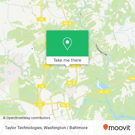 Mapa de Taylor Technologies, 47 Loveton Cir