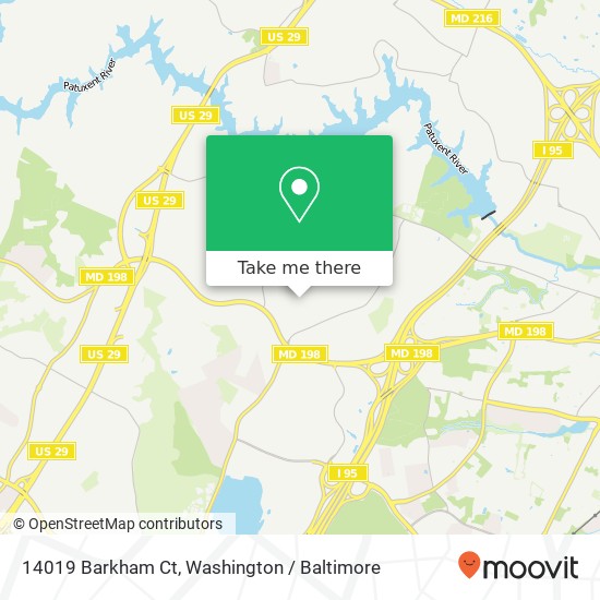 14019 Barkham Ct, Laurel, MD 20707 map