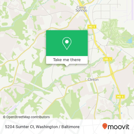 5204 Sumter Ct, Clinton, MD 20735 map