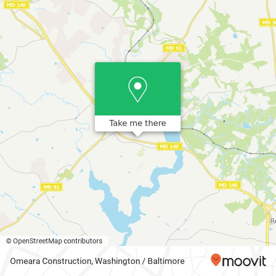 Omeara Construction map