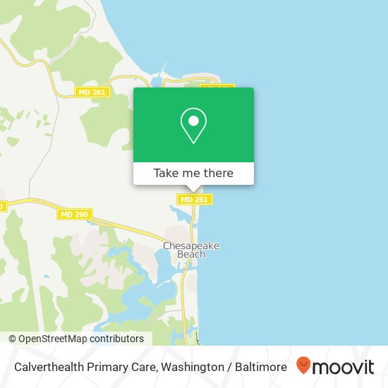 Calverthealth Primary Care, 8924 Chesapeake Ave map