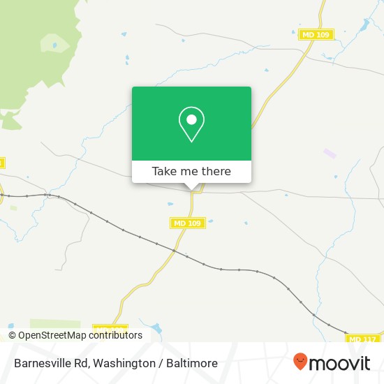 Mapa de Barnesville Rd, Barnesville (BARNESVILLE), MD 20838