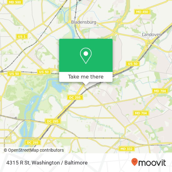 4315 R St, Capitol Heights, MD 20743 map