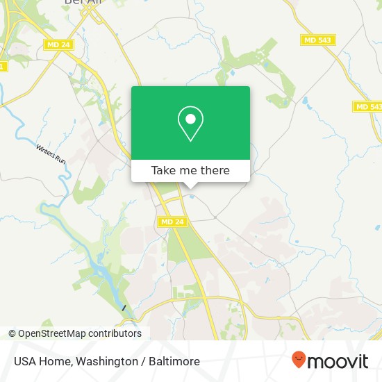Mapa de USA Home, 2111 Laurel Bush Rd