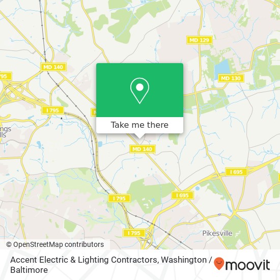 Mapa de Accent Electric & Lighting Contractors, 10 Cornbury Ct