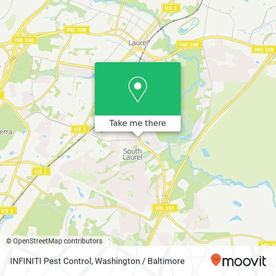 INFINITI Pest Control, 13320 Laurel Bowie Rd map