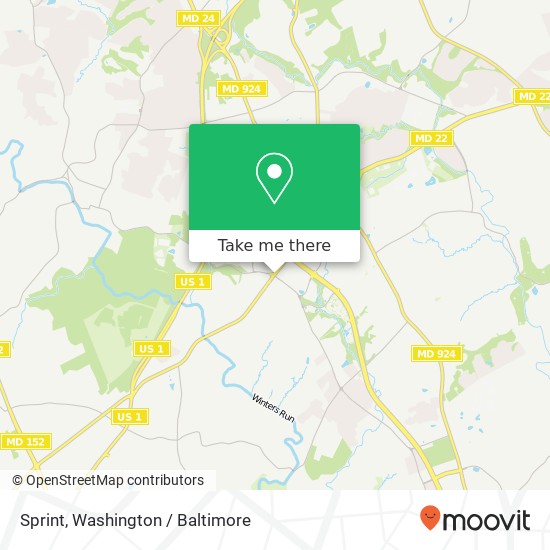 Mapa de Sprint, 696 Baltimore Pike