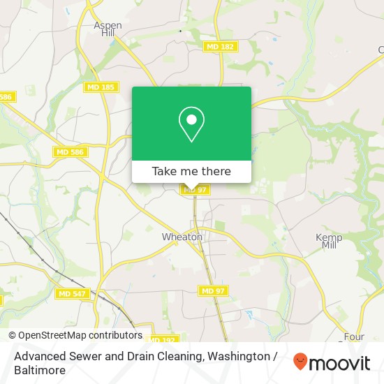 Mapa de Advanced Sewer and Drain Cleaning, 11715 Grandview Ave