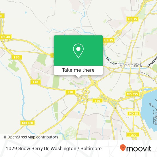 1029 Snow Berry Dr, Frederick, MD 21703 map