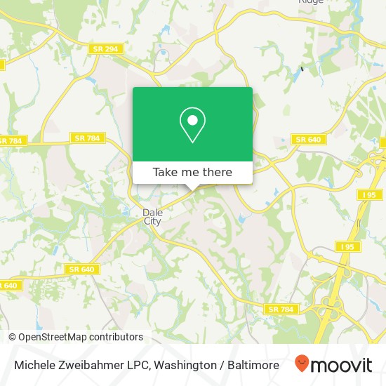 Mapa de Michele Zweibahmer LPC, 14377 Hereford Rd