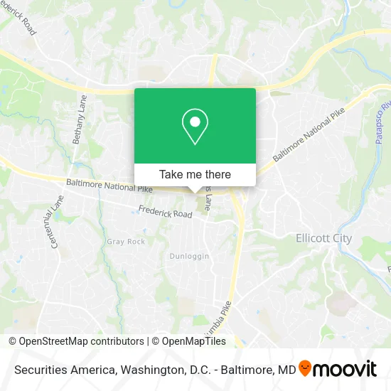 Securities America map