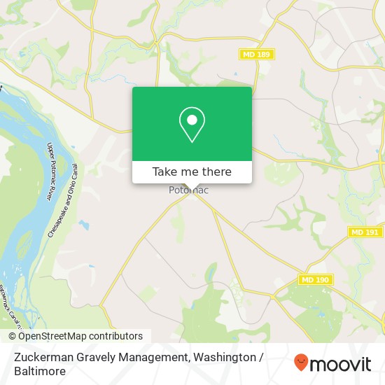 Mapa de Zuckerman Gravely Management, 10122 River Rd