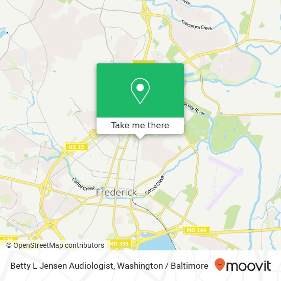 Mapa de Betty L Jensen Audiologist, 310 Delaware Rd