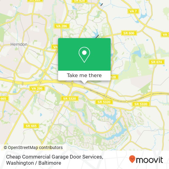 Mapa de Cheap Commercial Garage Door Services, 11670 Plaza America Dr