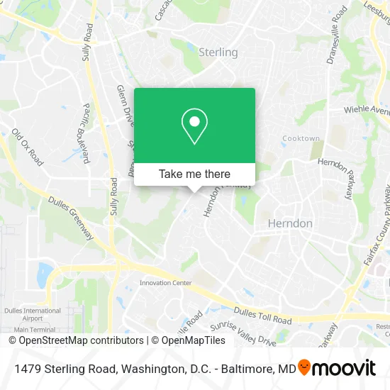Mapa de 1479 Sterling Road