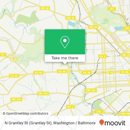 N Grantley St (Grantley St), Baltimore, MD 21229 map