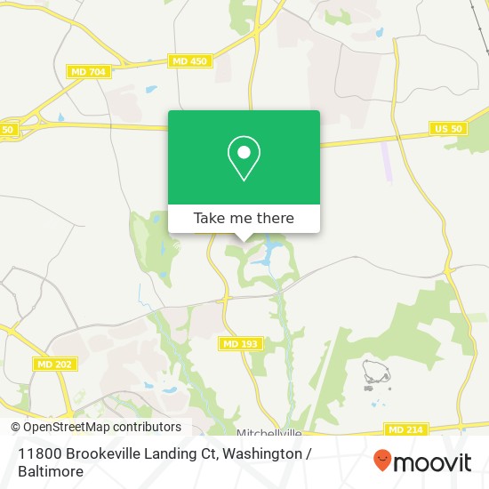 11800 Brookeville Landing Ct, Bowie, MD 20721 map