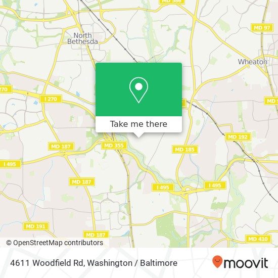 4611 Woodfield Rd, Bethesda, MD 20814 map