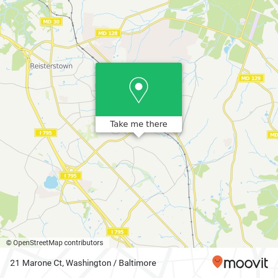 21 Marone Ct, Reisterstown, MD 21136 map