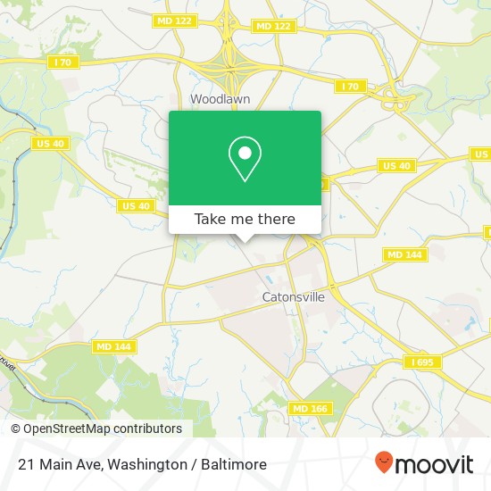 21 Main Ave, Catonsville, MD 21228 map