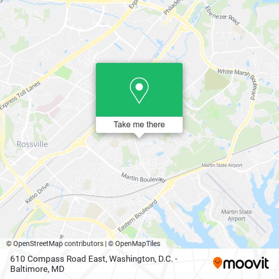 Mapa de 610 Compass Road East