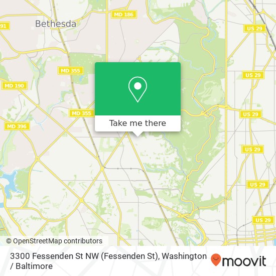 3300 Fessenden St NW (Fessenden St), Washington, DC 20008 map