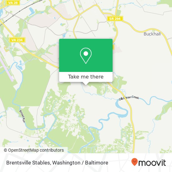 Mapa de Brentsville Stables, 8827 Brentsville Rd