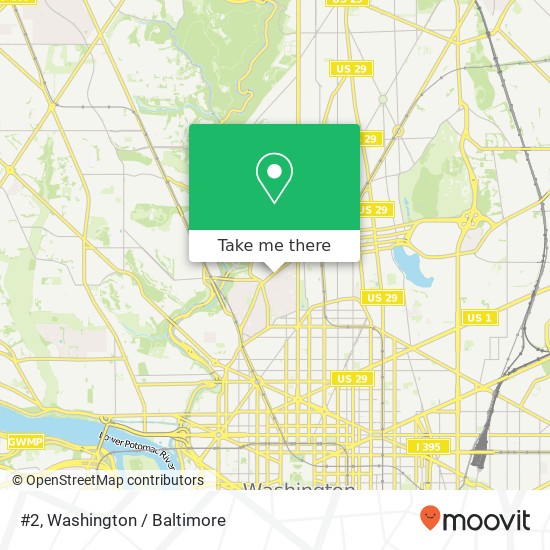 Mapa de #2, 1744 Columbia Rd NW #2, Washington, DC 20009, USA