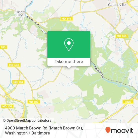 4900 March Brown Rd (March Brown Ct), Elkridge, MD 21075 map